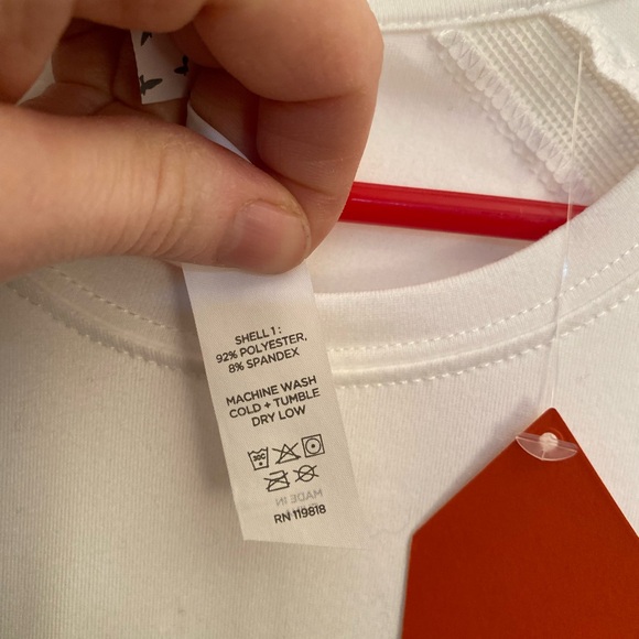 Oiselle black and white bird shirt - Picture 4 of 12